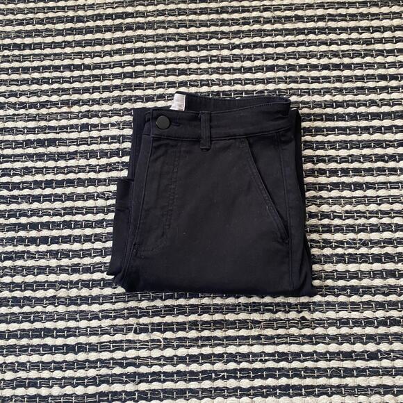 🌿Everlane Womens Cropped Straight Regular Black 5 Pocket Jeans 4 - Picture 1 of 8